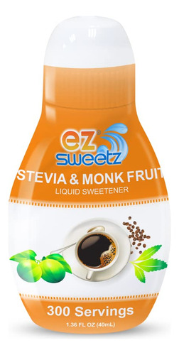 Ez-sweetz Stevia & Fruta Del Monje (paquete De 2 | 1.36oz  