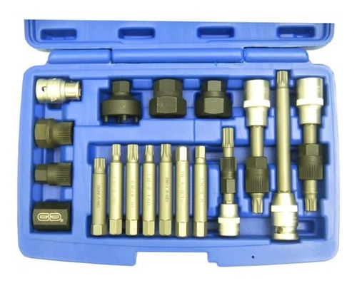 Kit Extractor Polea De Alternador 18 Pzas. Profesional G.