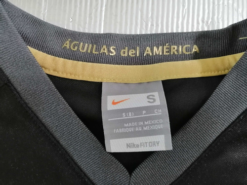 Jersey America Tercero Negro Talla S 8 Años Niñ@ Futbol Agui