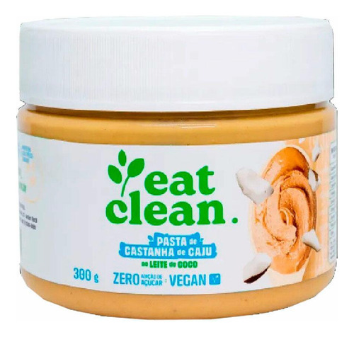 Pasta De Castanha De Caju Leite De Coco Eat Clean 300g