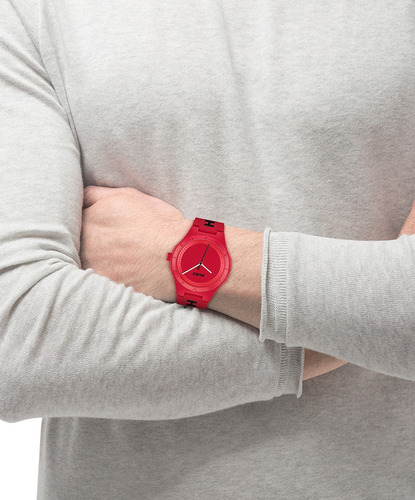 Reloj Hugo Para Hombre 1530346 Silicona Rojo