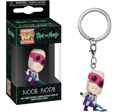 Funko Pop! Keychain Rick & Morty Noob Noob Original