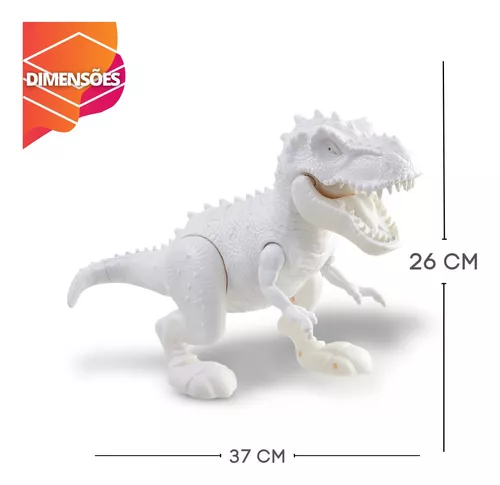 Dinossauro Trex Attack Pintura - 6 Tintas e 1 Pincel