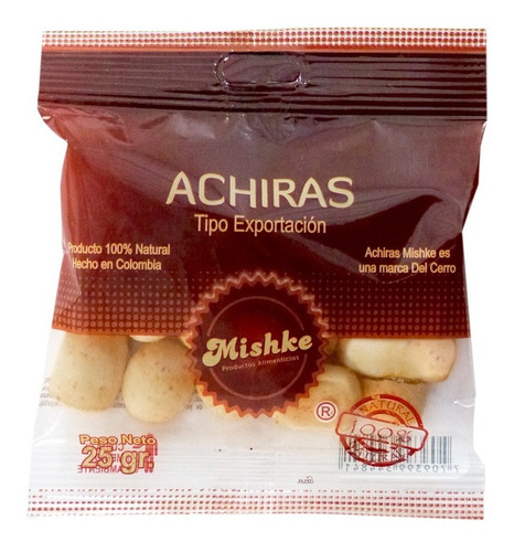 Mishke Achiras 25gr Paquete X 12 Unidades