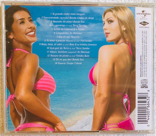 Cd Lacrado Axé Bahia 2002 É O Tchan Eva Netinho Raridade