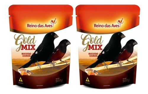 Kit 02 Unid. Curió E Bicudo - Gold Mix - 500g