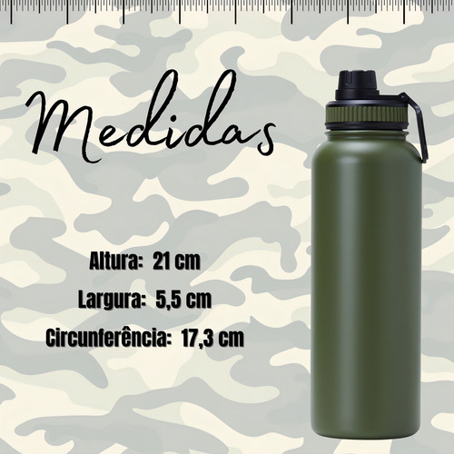Botella termo Squeeze Academia Hot Cold de acero inoxidable de 1,2 litros, color naranja
