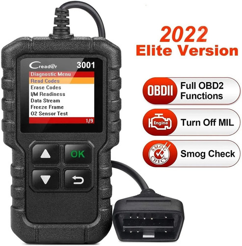 Imagen 1 de 7 de Escaner Launch Creader 3001 Automotriz Obd2 Multimarca Motor