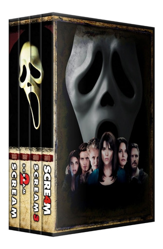 Scream Saga Completa Dvd Colección Pack 4 Peliculas