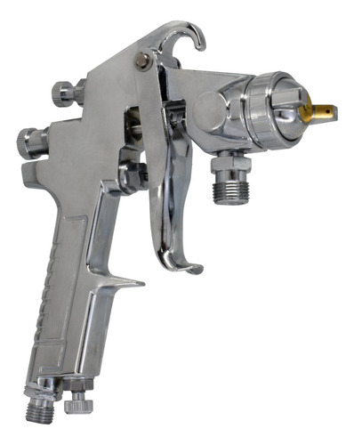 Pistola Para Tanque De Pintura 2.0mm Pdr Pro-509t Cor Prateado