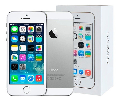 iPhone 5s 16gb Silver Caja Sellada Reacondicionado (Reacondicionado)