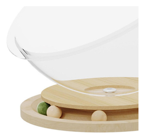 Acogedora Cama Para Gatos Con Pelotas De Juguete L