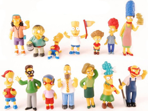 14pcs The Simpsons Figura Modelo Juguete Regalo Para Niños A