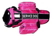 Comprar Haoyueer Service Dog Mochila Arnés Chaleco Alforjas Extraíbl