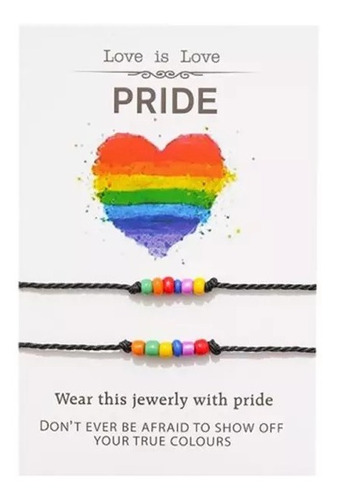 Pulsera Brazalete Pareja Amistad Pride Lgbt Orgullo