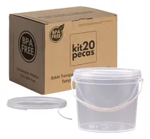 Comprar Balde 2.8l Para Guardar Componentes De Computação 20 Pçs