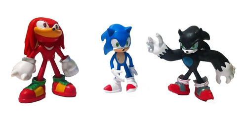 Coleccion Figuras Sonic Knuckles Werehow Juguetes Niños