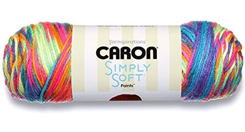 Hilo Caron Simply Soft Paints (4) Calibre Mediano 100 % Acrí