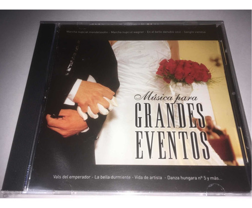 Música Para Grandes Eventos Marcha Nupcial Valses Etc Cd