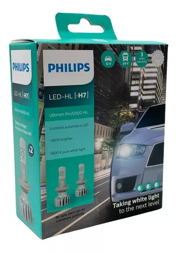 Kit Lampara H7 Led Cree Philips Ultinon Pro 5800k