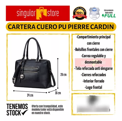 Cartera Bolso Tote Bag Mujer Grande Ecocuero Pu