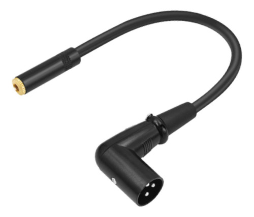 Cable De Ángulo Xlr Xlr De 90 Grados, 1 35 Trs A Xlr Macho