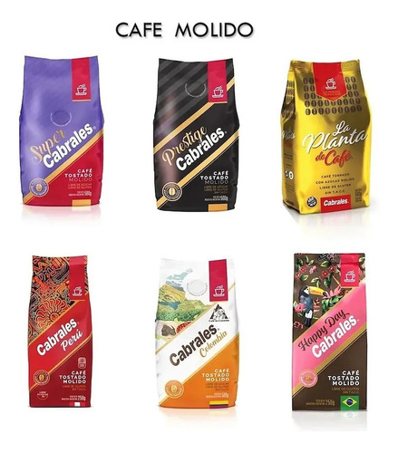 Imagen 5 de 7 de 6x Cafe Molido Super Cabrales 520gr Tostado