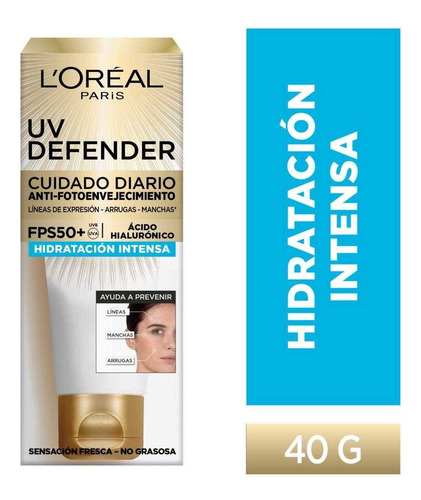 Pack X 3 Unid Crema Facial X40gr Uv Defender Hidr Loreal