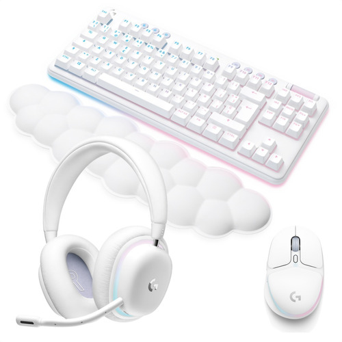 Combo Gamer Logitech Aurora Collection: G715 + G705 + G735