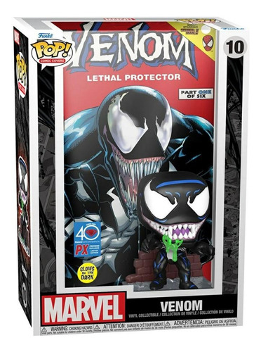 Funko Pop Comic Covers Venom 10 Glow Special Edition