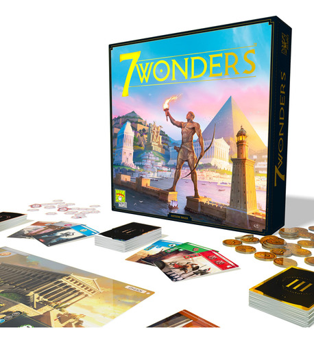 Juego De Mesa 7 Wonders Base Game (edición Nueva) Para
