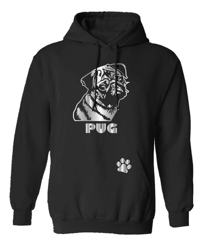 Sudadera Estampado Pug