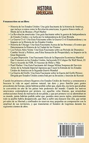 Historia Americana Una Guia Fascinante De La..., De History, Captivat. Editorial Captivating History En Español