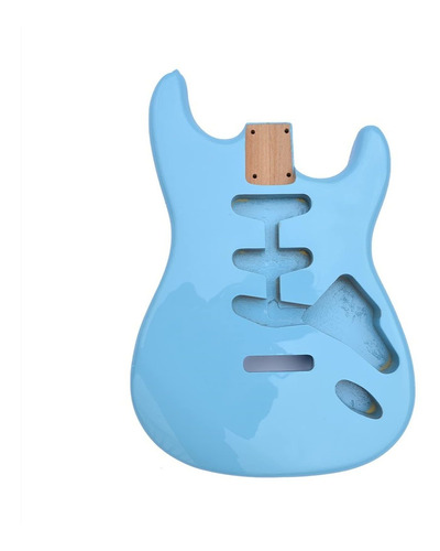 Kerrey Material Guitarra Madera Aliso Cuerpo Sss Color Azul