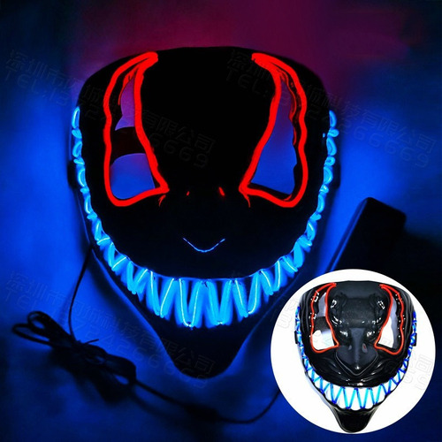 Máscara De Halloween Scary Venom Glow