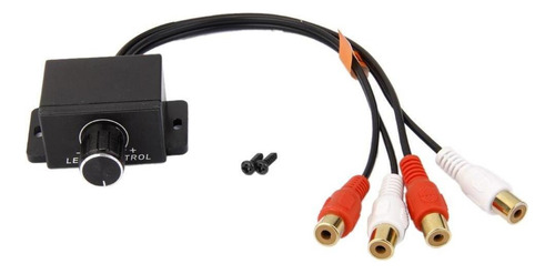 S Ajuste 1pc Amplificador Coche Bajo Telemando Nivel Rca