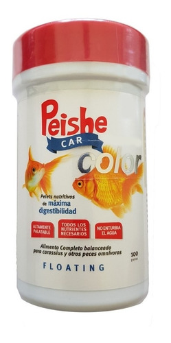 Alimento Shulet Peishe Car Color Flote 100grs Carassius