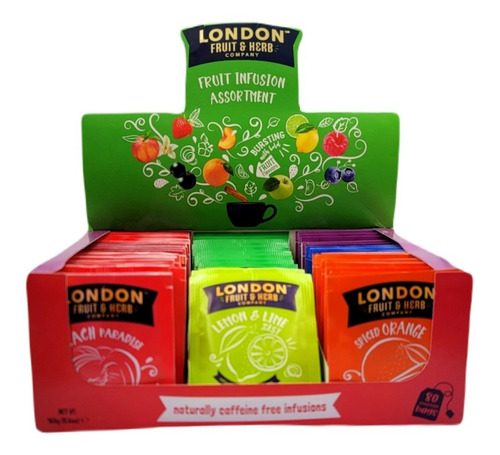 Té London Fruit & Herb Caja Con 80 Sobres 8 Sabores