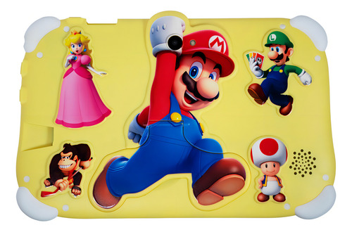 Mario Bros Tablet 7¨ Hd Android 13 32gb Y 2gb Ram Amarillo. Color Amarillo