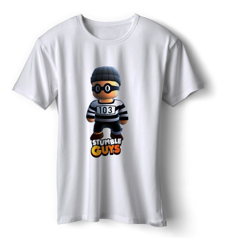 Remeras De Nenes Personajes Stumble Guy Estampada - 6035