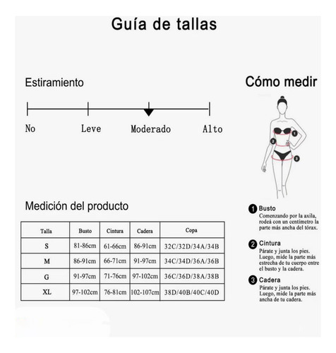 Traje De Baño Tipo Bikini De Cintura Alta De 2 Piezas Ropa