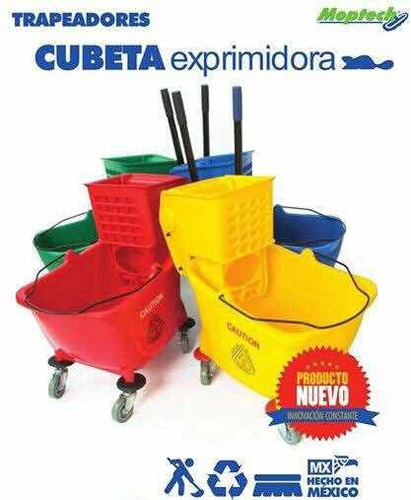 Cubeta Exprimidora 36 Litros Verde