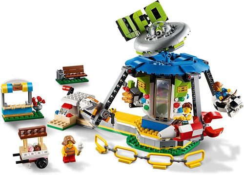 Lego | Carrusel De La Feria | 3 En 1 | 31095 | 595 Piezas