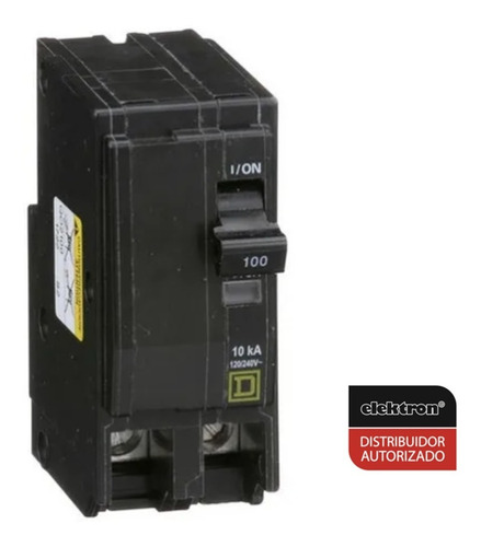 Interruptor Termomagnético Qo2100 2polos 100amp Schneider