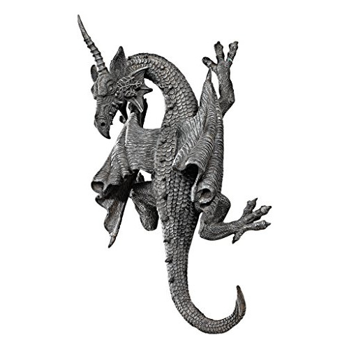 Escultura De Pared De Dragón Cuernos De Devonshire, 13...