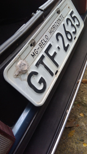Santana Gls 2.0 88/88 Apto A Placa Preta Reliquia Azul