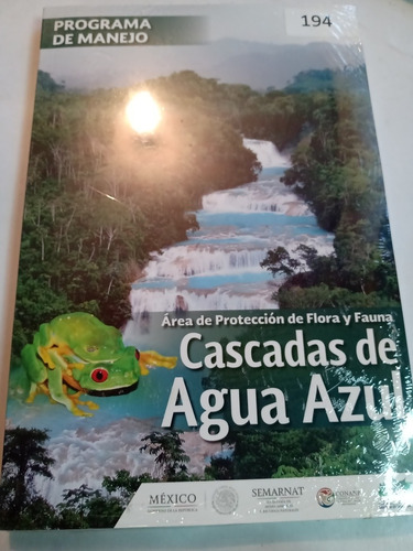 Libro Cascadas De Agua Azul Chiapas Nuevo Y Sellado