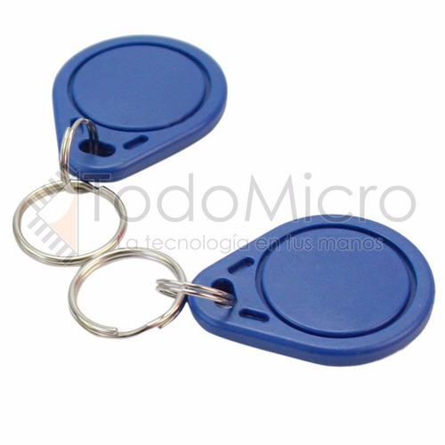 Llavero Rfid Nfc 13,56mhz Registro / Portero/ 100 Unidades