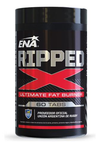 Pack X2 Ripped X Quemador Ena Sport X120 Caps Te Verde