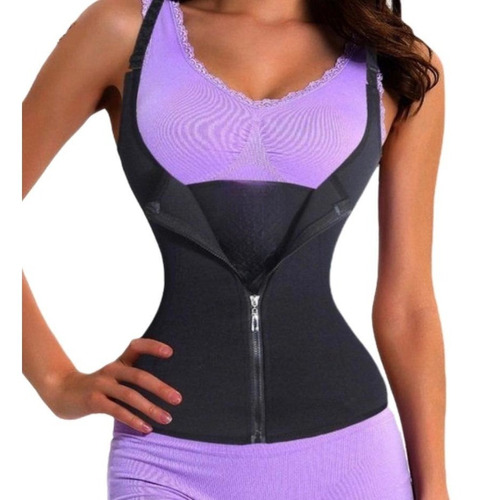 Cinta Modeladora Abdominal Colete Postura Lombar Neoprene 